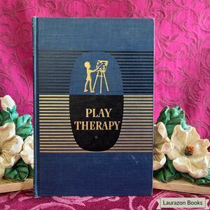 1947 Play Therapy by Virginia Mae Axline, Vintage Book, Houghton Mifflin Company